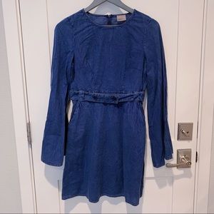 VERO MODA Blue Wide Sleeves Dress